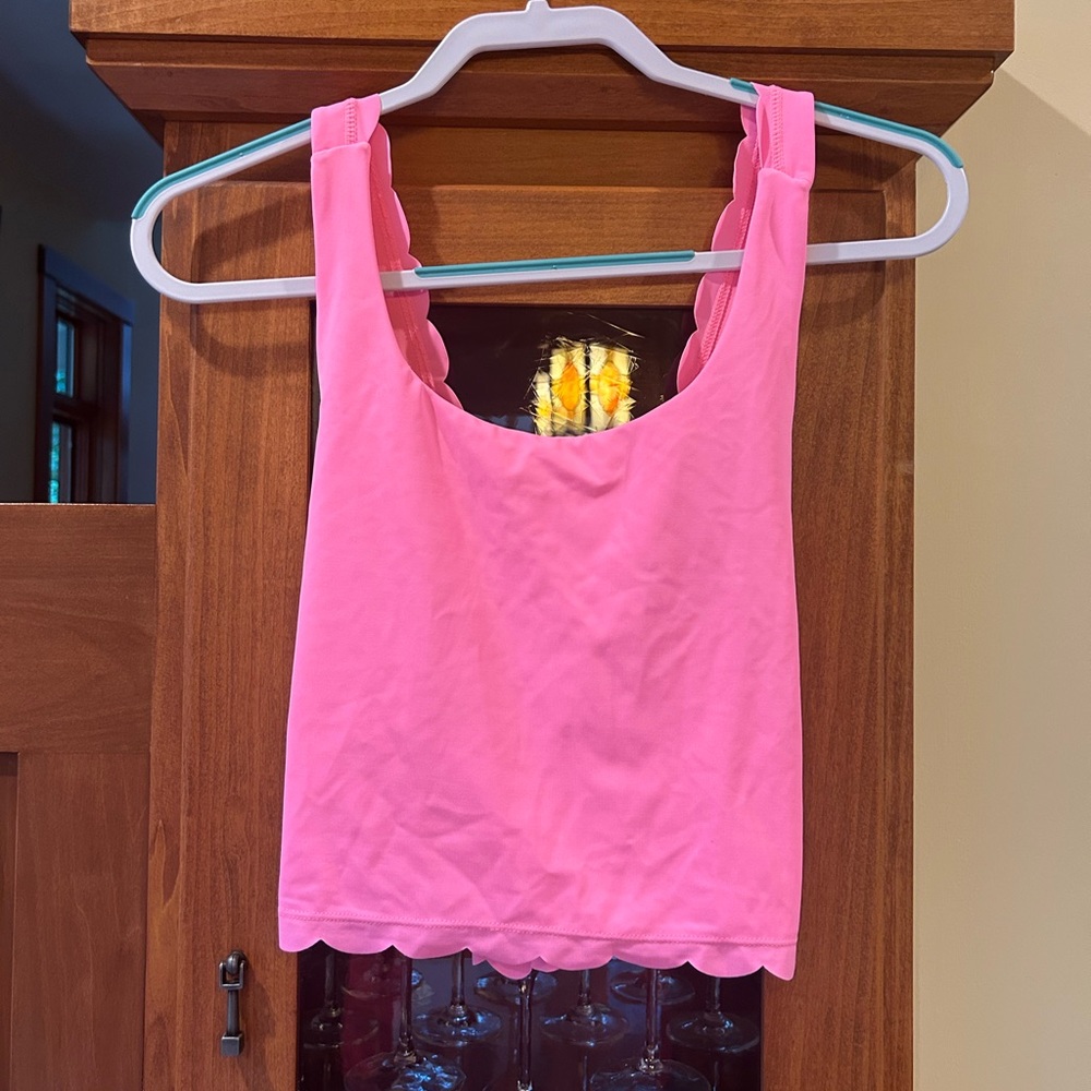 Kiava Swim SCALLOPED CROP TOP